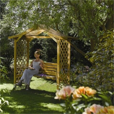 main image of "Deluxe Dartmouth Swing Set Arbour"