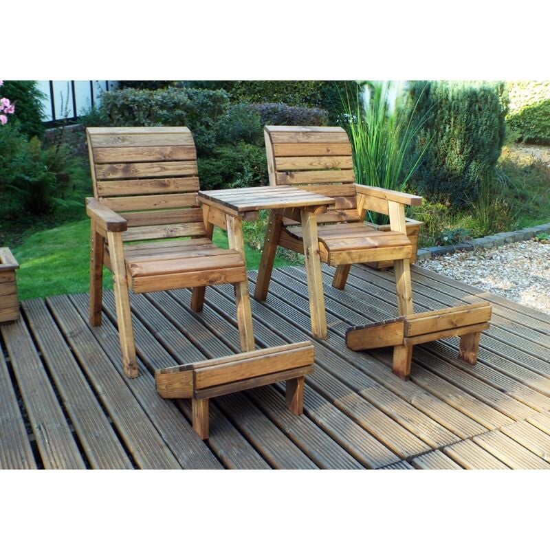 Charles Taylor - Deluxe Lounger Set (Straight), Quality - W160 X D133 X H98 - Fully Assembled