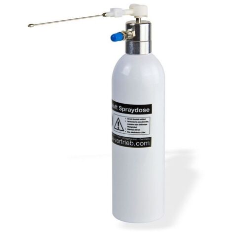 Dema – Aérosol rechargeable à air comprimé 600 ml – Réservoir aluminium – Tête pivotante 360° – Pression max 9 bar – Applications variées