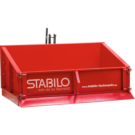 Dema – Benne agricole 3 points Basic 150 – Dispositif de bascule sécurisé – Charge max 300 kg – Dimensions 1410x630x450mm