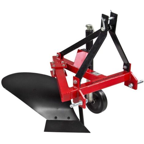 Dema – Charrue simple 1 soc pour tracteur – Attelage 3 points catégorie I – Largeur de travail 27 cm – Profondeur de travail 20 cm