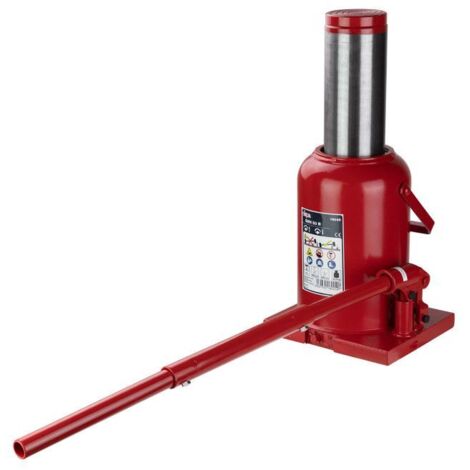 Dema – Cric bouteille 50 tonnes – Hauteur maxi 465 mm – Charge de levée 50 tonnes – Construction métallique robuste pour levage intensif
