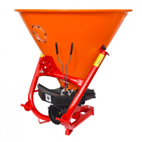 Dema – Epandeur 300 litres – Attelage 3 points Catégorie I/II – Largeur d'épandage 6-14m – Vitesse d'épandage 4-13 km/h