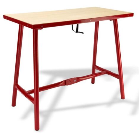 Dema – Établi modulable pliant 100 x 50 cm – Contreplaqué multicouches – Charge maximale 120 kg – Hauteur de travail 855 mm