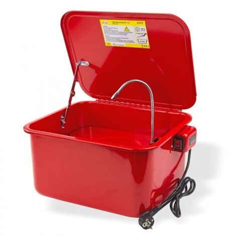 Dema – Fontaine de nettoyage pièces mécaniques 13 L – Alimentation 230 V – Débit 3 L/min – Dimensions 460x340x230 mm – Pompe électrique