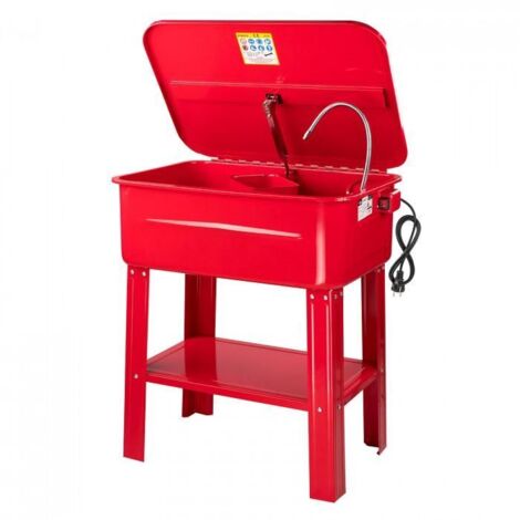 Dema – Fontaine de nettoyage pièces mécaniques 80 L – Pompe 26 W – Débit 3 L/min – Bac amovible – Dimensions 78 x 54 x 88 cm - DTWG76