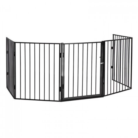 Pare-feu de Cheminée VEVOR 3 Panneaux Grille de Protection Cheminée en