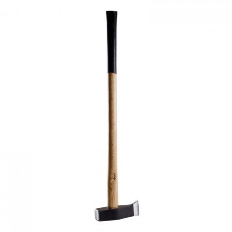 Dema – Hache à fendre 3 kg – Manche en bois de frêne – Tête en acier trempé – Longueur 900 mm pour fente efficace