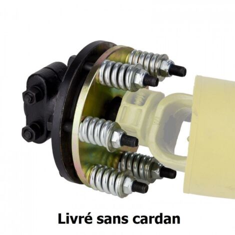 Dema – Limiteur à friction pour cardan 1 3/8' – 6 dents – Couple maximal 1000 Nm – Version entièrement métallique et réglable