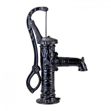 Dema – Pompe fontaine manuelle en fonte – Hauteur d'aspiration 7m – Débit max pour puits – Style nostalgique
