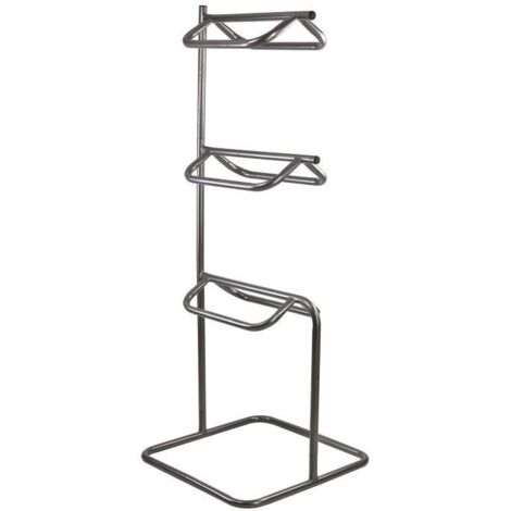 Dema – Porte-selles pour 3 selles – Supports pivotants – Capacité de charge 10 kg – Dimensions 720 x 720 x 1820 mm – Tube métallique robuste