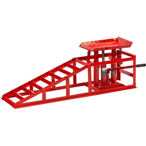 Dema – Rampe de levage hydraulique 2 Tonnes – Charge maximale 2000 kg – Hauteur réglable 270/310/350 mm – Plateforme antidérapante