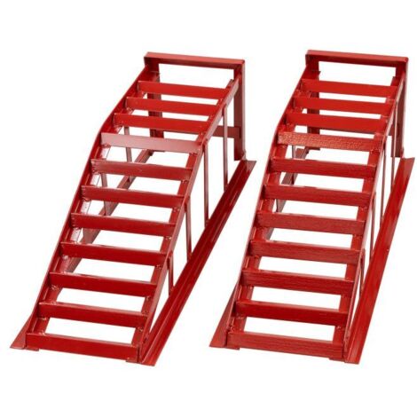 Dema – Rampes de levage DAR 270 – Charge maximale 2 tonnes – Hauteur 240 mm – Largeur 225 mm – Paire pour atelier mécanique