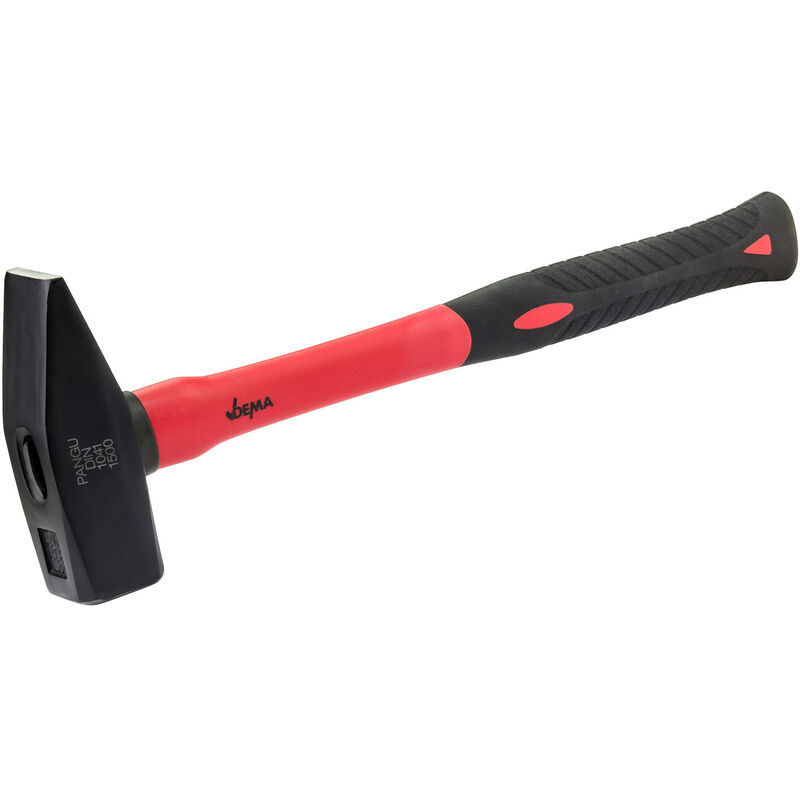 Image of Schlosserhammer / Hammer 1500g mit Fiberglasstiel