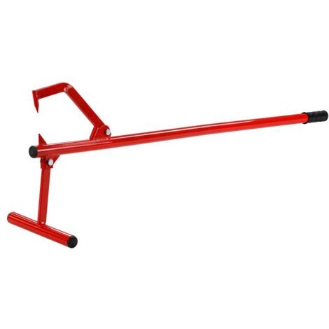 Dema – Tourne bille à crochet – Lève tronc 1300 mm pour troncs jusqu'à 400 mm – Angle de renversement optimal – Poignée caoutchoutée