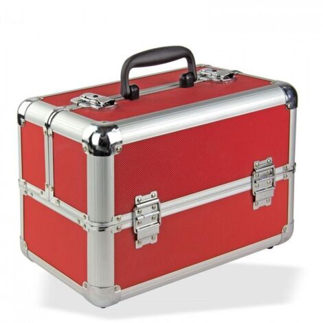 Dema – Valise multifonctions alu 365x230x275mm – 8 séparateurs modulables – Finition soignée et coins renforcés – Pour rangement sécurisé