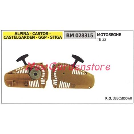 Démarrage CASTELGARDEN moteur tronçonneuse TB 32 028315