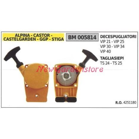 Démarrage du moteur de la débroussailleuse CASTELGARDEN VIP 21 ts24 005814