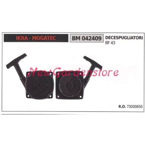 Démarrage du moteur de la débroussailleuse IKRA BF 43 042409