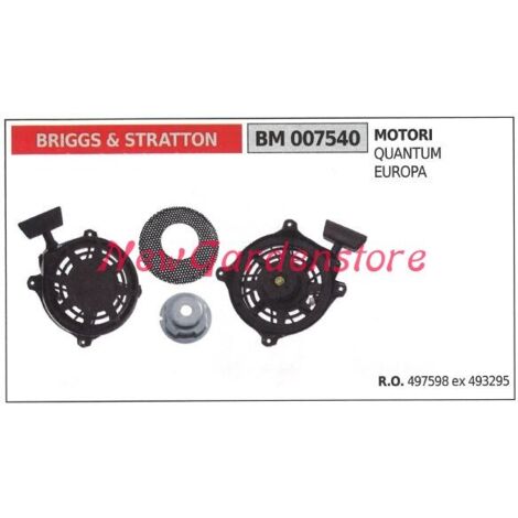 Démarrage du moteur de la tondeuse à gazon BRIGGS & STRATTON 007540