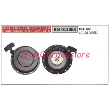 Démarrage du moteur de tondeuse à gazon CHINA LA 178 DIESEL 012868