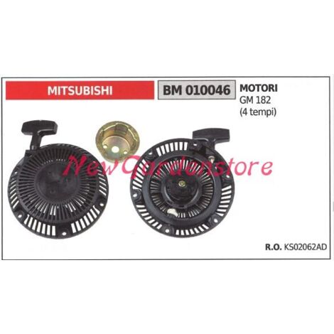 Démarrage du moteur du motoculteur MITSUBISHI GM 182 010046