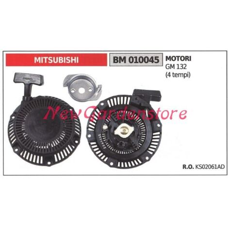 Démarrage du moteur MITSUBISHI cultivateur GM 132 010045