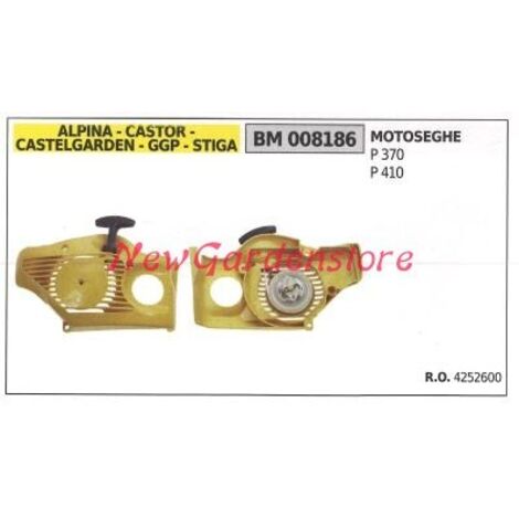 Démarrage moteur tronçonneuse CASTELGARDEN P 370 410 008186