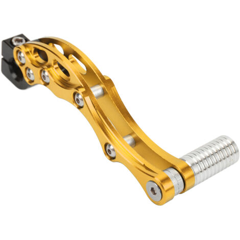 Démarreur à Kick en Alliage d'Aluminium Haute Résistance pour Moto et Scooter - Doré