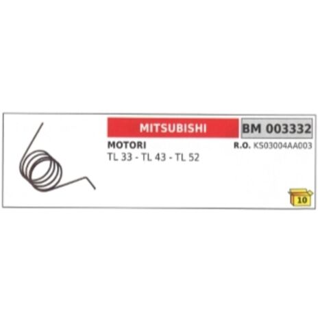 Démarreur à plongeur à ressort Débroussailleuse MITSUBISHI TL33 - TL43 - TL52