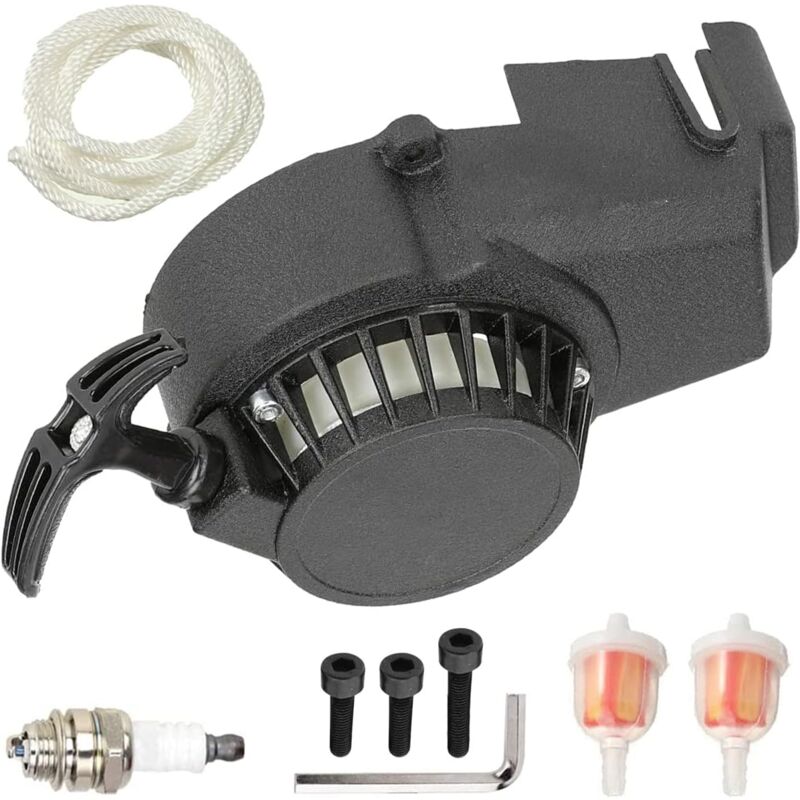 S-giant - Démarreur à Rappel pour Moteur 2 Temps 43 cc 47 cc 49 cc Pocket Coolster pour Syx 50 cc pour ssr SX50 Mini Dirt Bike Pocket Bike Moto Quad