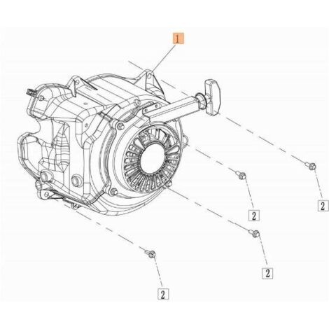 DÉMARREUR COMPLET EMAK ORIGINAL L66152637