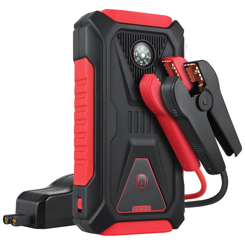 Démarreur de batterie, chargeur de batterie de voiture portable 12 v 1000 a Peak pour moteurs à essence jusqu'à 6 L/diesel 4 l, batterie externe 16