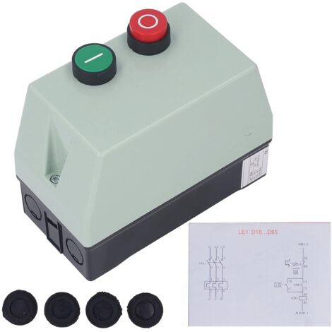 Contacteur AC 25A 230V - 2P 2NO - Pour Rail DIN - Faible Bruit Et économe En énergie - Application Domestique Et Industrielle