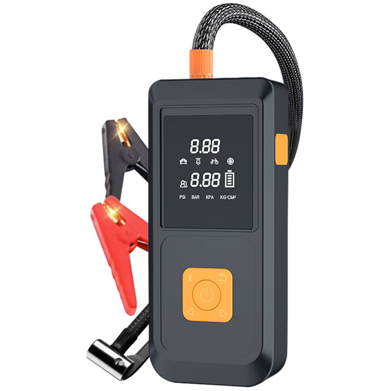 Démarreur de secours avec compresseur d'air 1000A Peaks Booster de batterie automobile Pack d'alimentation (moteurs à essence ou diesel jusqu'à 4,0 L)