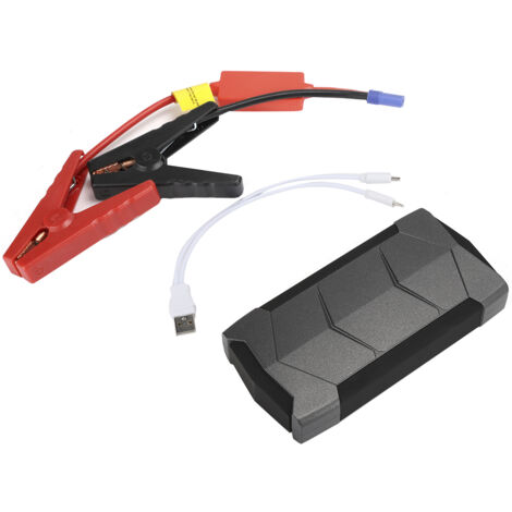 Démarreur de Voiture Multifonction - Batterie Externe 12000mAh, Chargeur 12V (Noir)