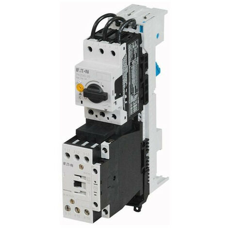 Démarreur direct 3p 4.0kW/400V/AC3 100kA +adaptateur pour jeux de barres 000102976 EATON MSC-D-10-M17(24VDC)/BBA