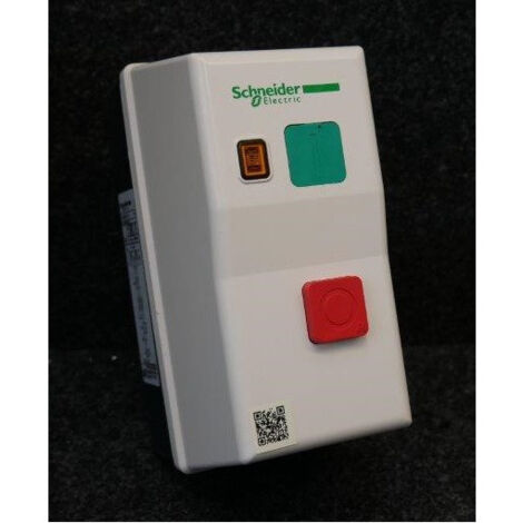 Démarreur en coffret 1.1KW 3P 50-60Hz 5.5-8A bobine 240Vca TeSys LE1M SCHNEIDER
