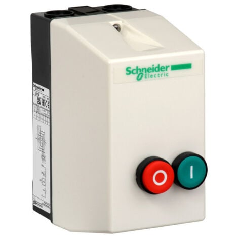 SCHNEIDER ELECTRIC Demarreur en coffret 18A bobine 415V CA polycarbonate 2 BP TeSys LE1D