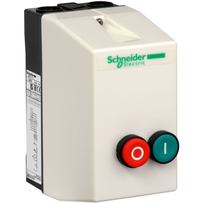 Schneider Electric - Le1d12v7 Schneider - Coffret De Démarrage Moteur - 12a - Bobine 400vca - Sans Relais Thermique