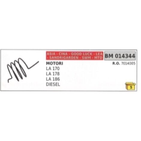 Démarreur extracteur ASIA moteur DIESEL tondeuse LA170 LA178 LA186 7014005