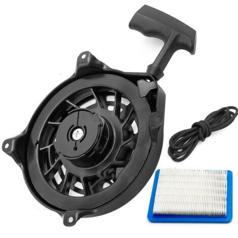 Démarreur inversé pour tondeuse à gazon Briggs & Stratton 497680 – Compatible moteurs Quantum – Plastique et métal – Faible bruit et durabilité