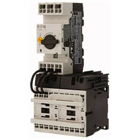 Démarreur inverseur 380V 415V: 4KW Ir 6.3 10 A 24V DC Bornes Push In 000199602 EATON MSC R 10 M9(24VDC) PI