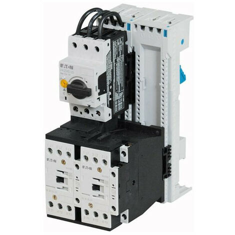 Démarreur-inverseur 3p 5.5kW/400V/AC3 100kA +adaptateur pour jeux de barres 000102993 EATON MSC-R-12-M17(230V50HZ)/BBA