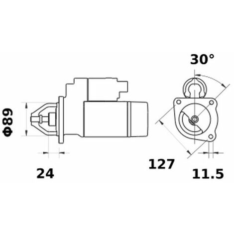 demarreur is0685 belarus avto 12v 3,0kw -
