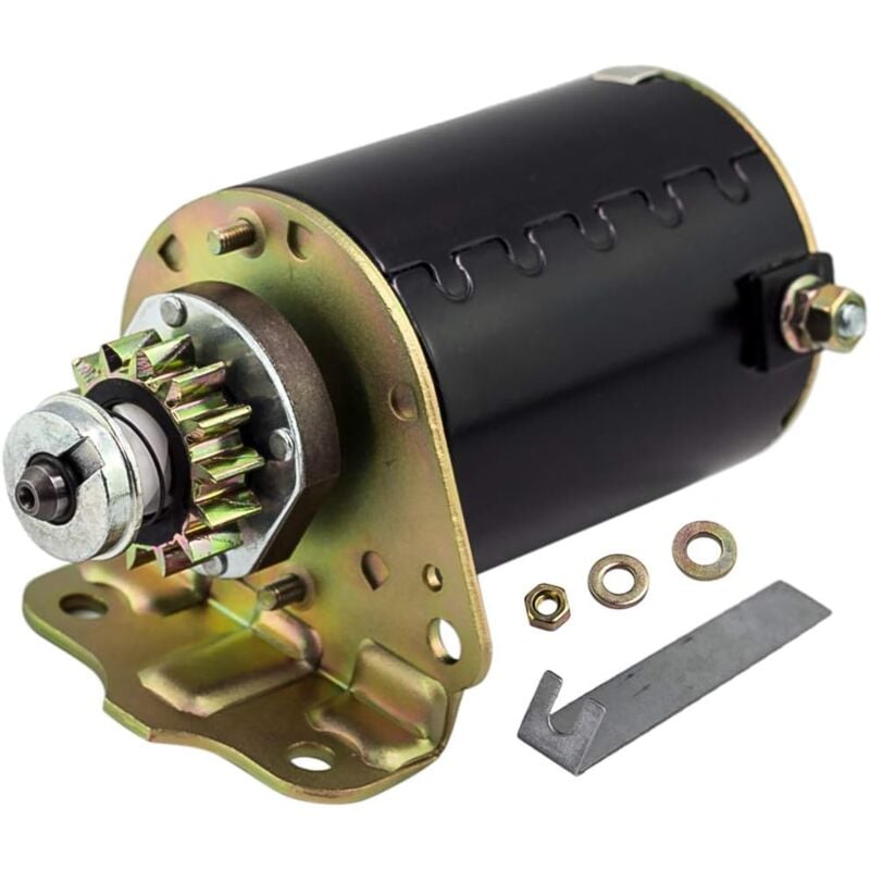 Paryou - Démarreur moteur 12V 14 Dents 693551 593934 pour John Deere pour Briggs & Stratton Lawn