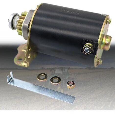 Démarreur Moteur Pièces Tondeuse 12V 14 Dents Convient pour Briggs & Stratton 693551 593934 283707