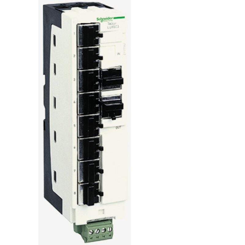 Schneider Electric - répartiteur modbus - 10 connecteurs rj45 et 1 bornier à vis - tesys u lu9gc3