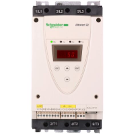 DEMARREUR PROGRESSIF ELECTRONIQUE CONTROLE 220V PUISSANCE 47A 440V  - ATS22D47Q