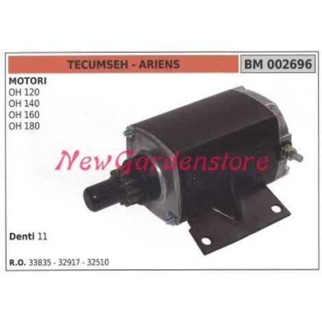 Démarreur TECUMSEH tracteur tondeuse moteur OH 120 002696